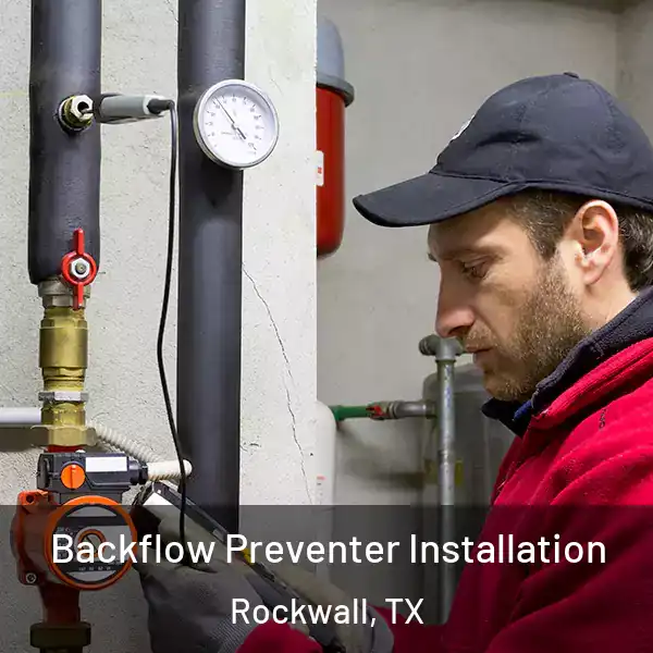  Backflow Preventer Installation Rockwall, TX