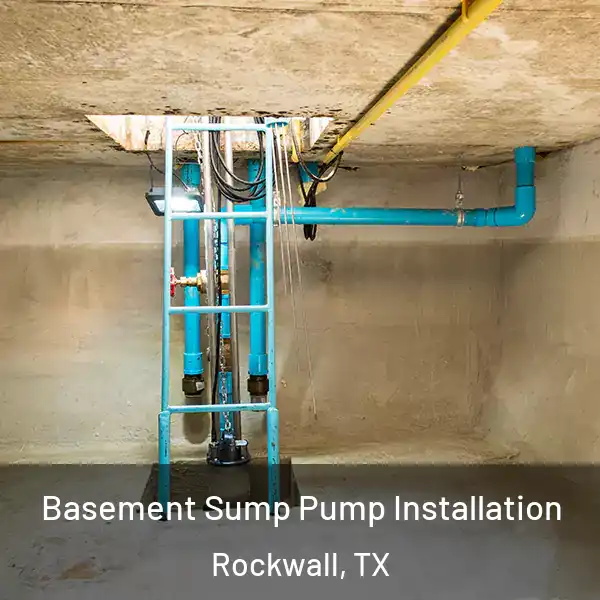  Basement Sump Pump Installation Rockwall, TX