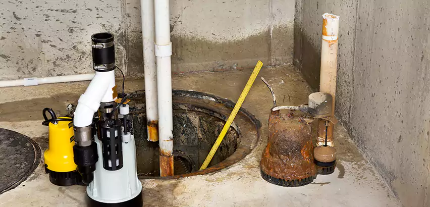 Installing Sump Pump in Finished Basement in Rockwall, TX